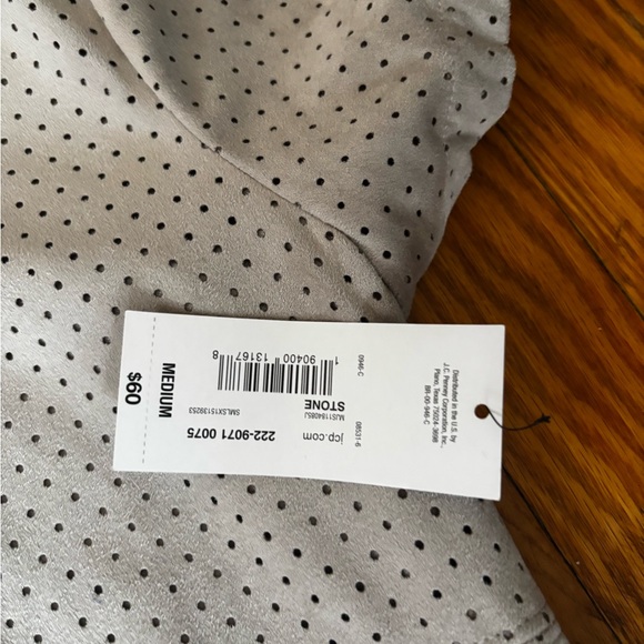 a.n.a Gray Perforated Midi Dress - Picture 2 of 3